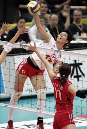 China beat Japan 3-0 for fifth place at volleyball worlds