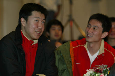 Send off Chinese players for Doha Asian Games