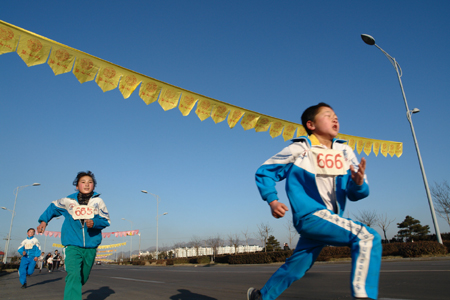 Running for upcoming Olympic Games