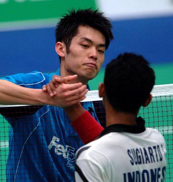 Lin, Xie together advance at Germany Open