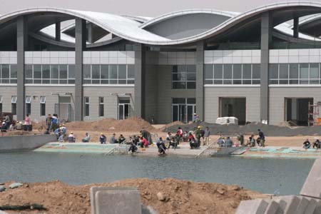 Shunyi Olympic Water Park construction site