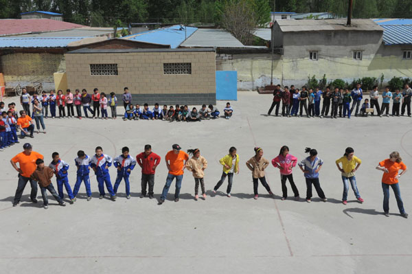 Students hold 'Mini Olympic Games' in Beijing