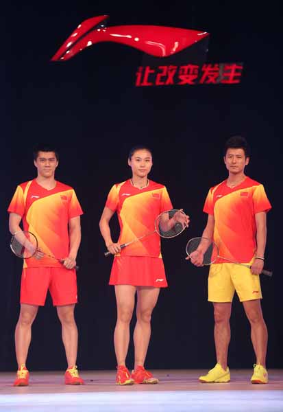Li-Ning unveils China's Olympic outfits