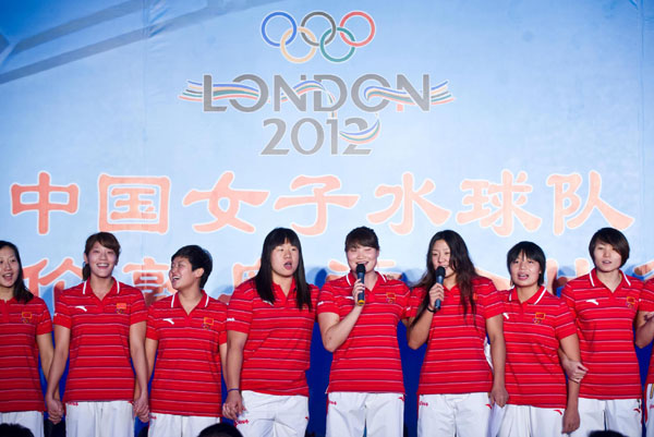 Women's polo team depart for Olympics