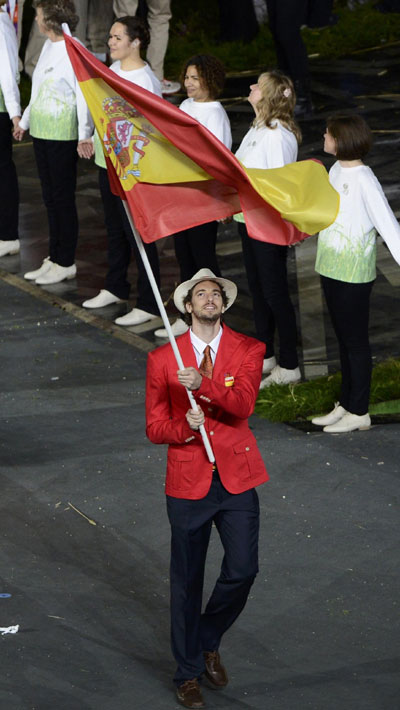 Olympic delegations at opening ceremony