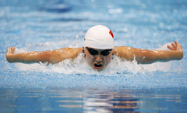 Defending champion Liu breezes into butterfly final