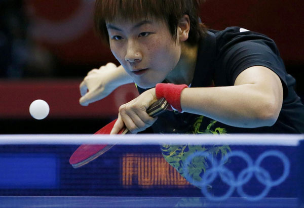 Li Xiaoxia enters table tennis semifinals