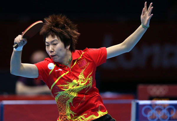 Li Xiaoxia wins table tennis gold medal
