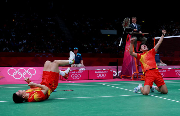China's Cai and Fu reach men's doubles final