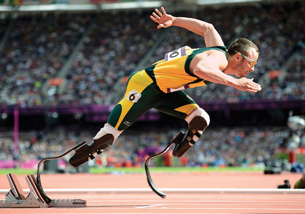 Pistorius makes history