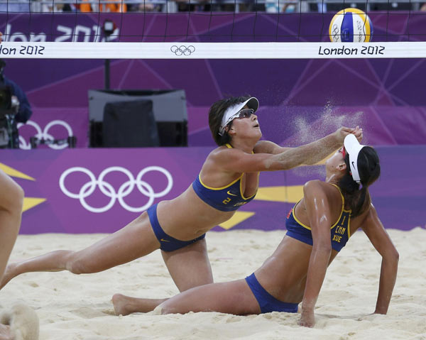 Cameron spell? China lost in women's beach volleyball