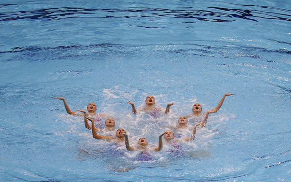 China concludes synchro swimming with breakthrough