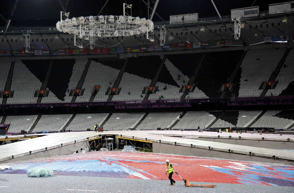 London's Olympic Stadium set for a future in soccer