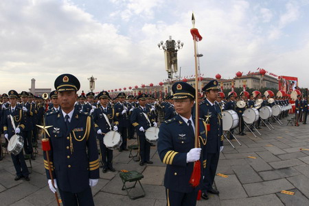 Troops ready for National Day parade