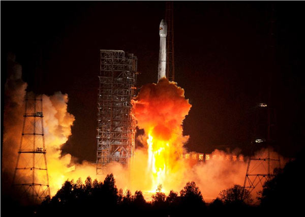 China launches Bolivian satellite