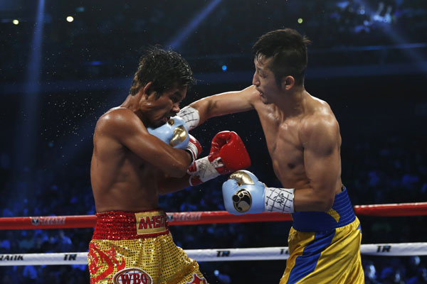 Zou, Pacquiao produce entertaining floor shows