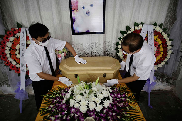 Funeral services for animals seek official recognition