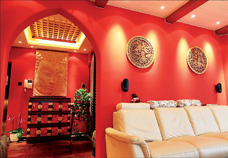 Home glows with exotic ambience