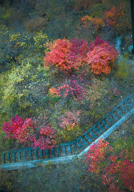 Longqing Gorge, bye-bye autumn