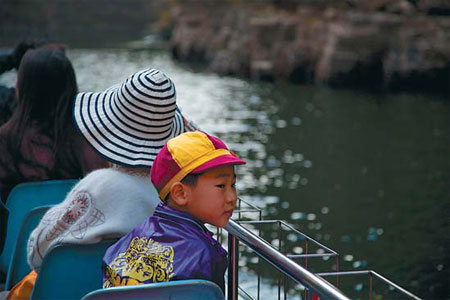 Longqing Gorge, bye-bye autumn