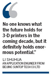 3-D printing set to become more mainstream