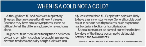 Flu awareness comes in from the cold