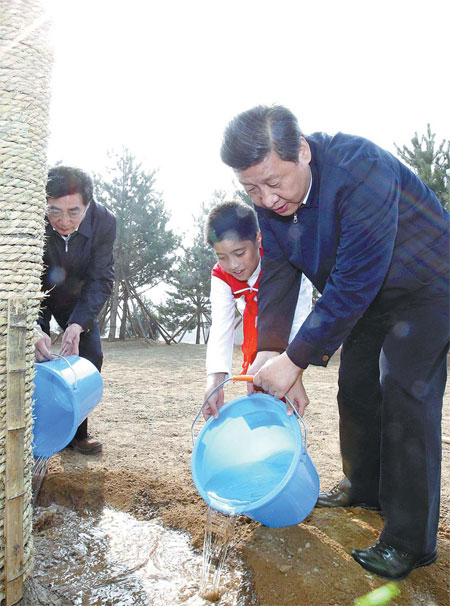 Xi gives green light for planting