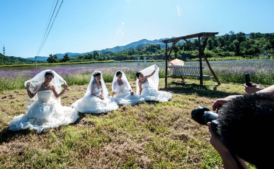 A romantic, low-carbon wedding celebration