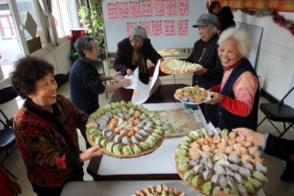 Colorful dumplings, colorful life