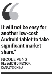 Xiaomi's tablet aims to challenge Apple's iPad
