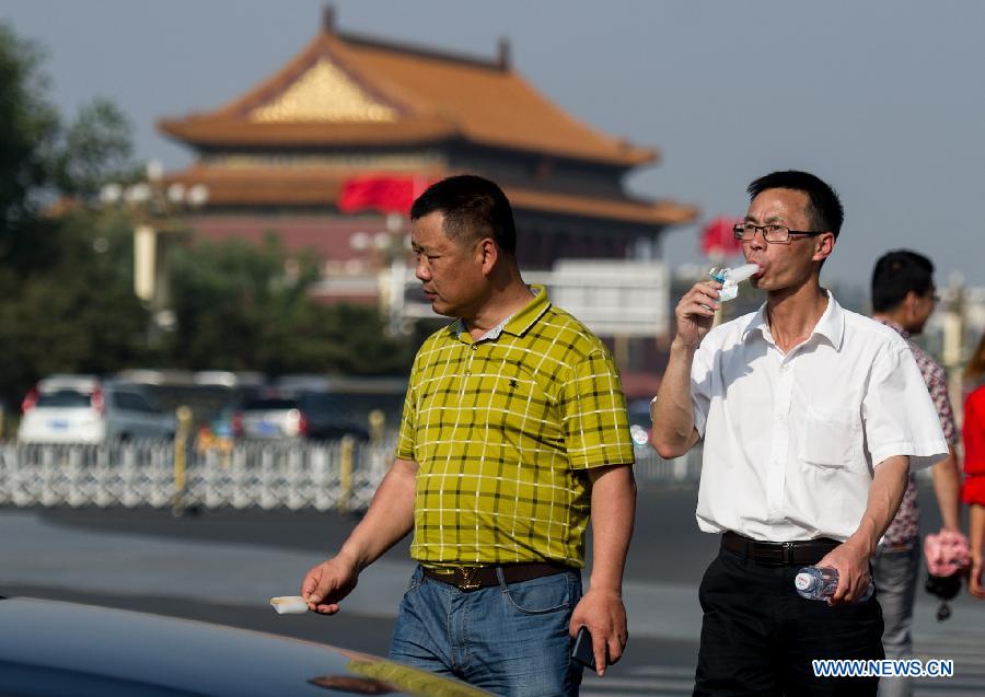 High temperature hits Beijing