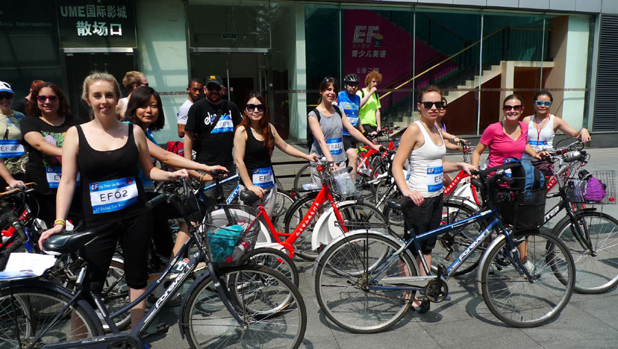 A big fun ride for charity in Beijing