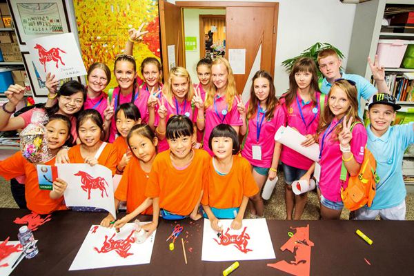 Belarusian teenagers visits Beijing