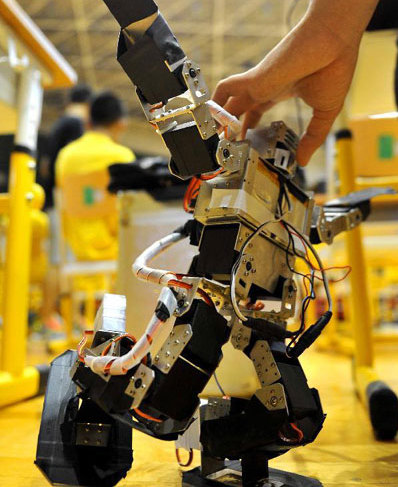 Regional qualification match for World Robot Olympiad held in Beijing