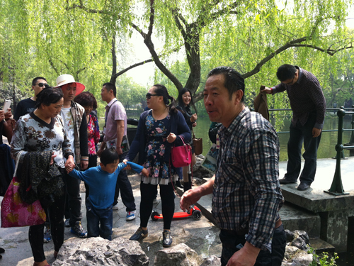 Out of the water: Zhou Liangzhen