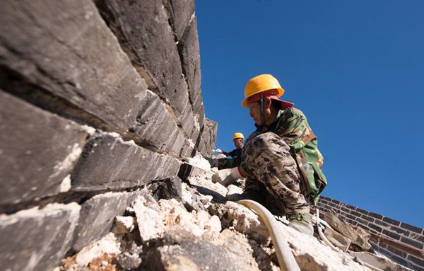 Beijing giving its Great Wall a makeover