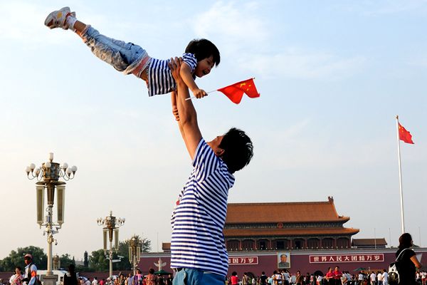 Tian'anmen restored to welcome National Day