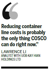 COSCO shifts to fuel-efficient, smaller vessels