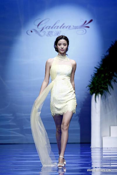 Wedding gowns presented at China Fashion Week