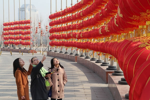 Hebei decorated to welcome the Spring Festival