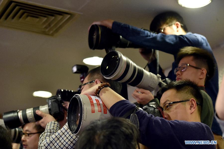 Press conference on 3rd session of 12th CPPCC National Committee held in Beijing