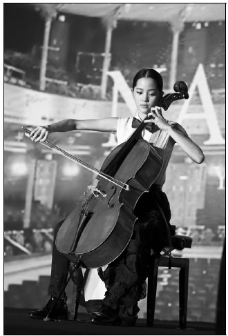 Taiwan teen actress starts new chapter with cello