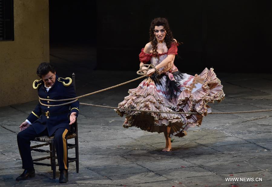 Opera Carmen staged at National Center for Performing Art in Beijing