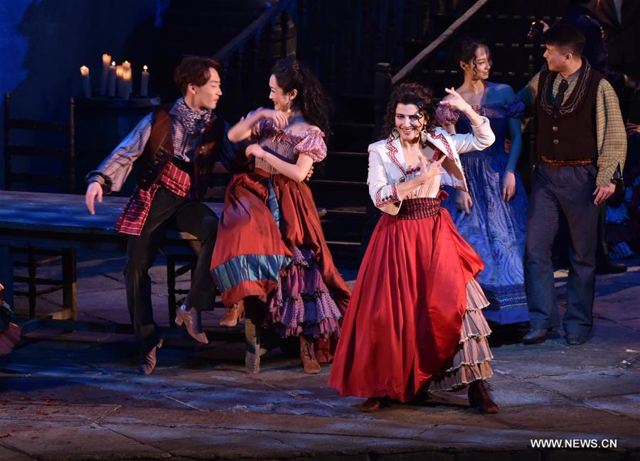 Opera Carmen staged at National Center for Performing Art in Beijing