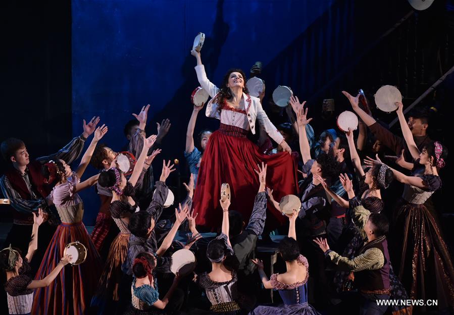 Opera Carmen staged at National Center for Performing Art in Beijing