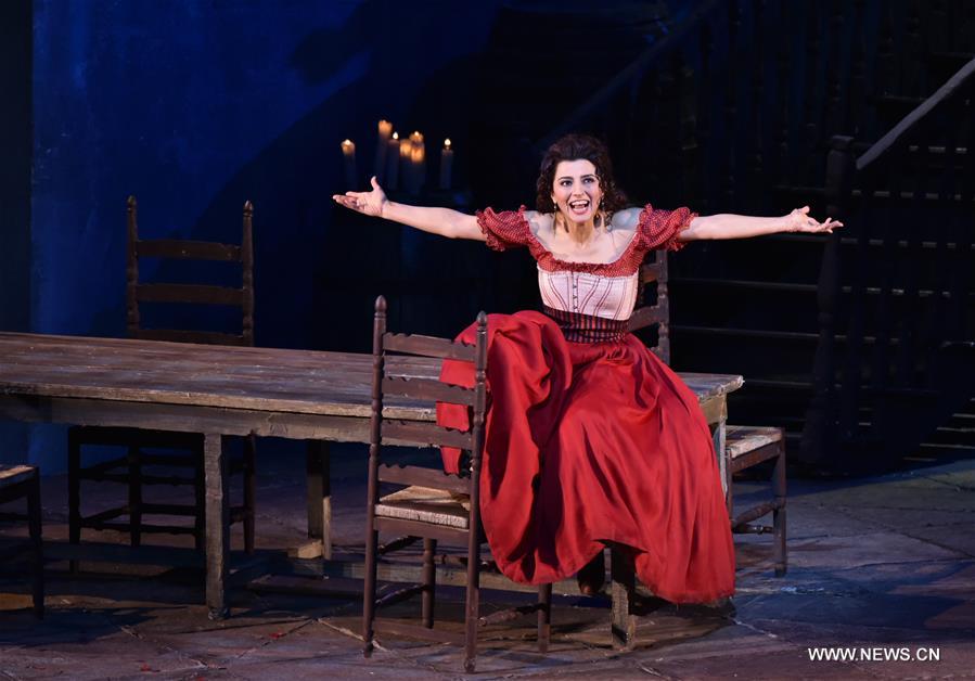 Opera Carmen staged at National Center for Performing Art in Beijing