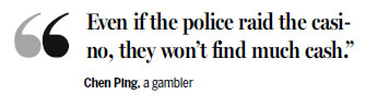 News article alerts Beijing police to underground casino