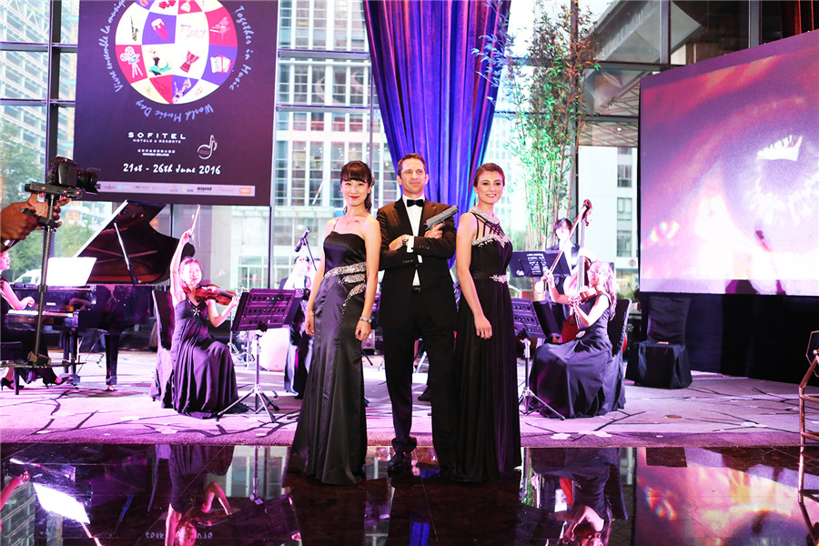 French music festival <EM>Fête de la Musique</EM> celebrated in Beijing