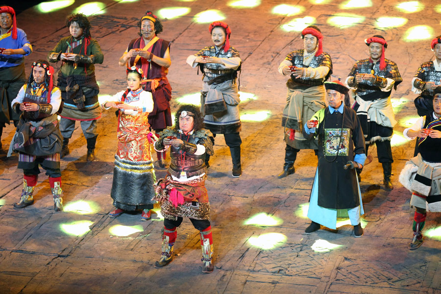Beijing stages Tibetan multimedia play