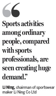 Sports demand climbing higher